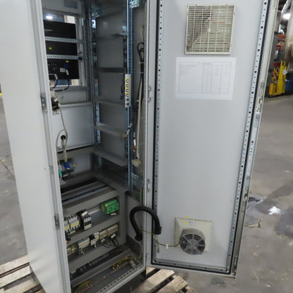 Rittal 72" x 22" x 23" Free Standing Double Sided Operator Control Computer Rack