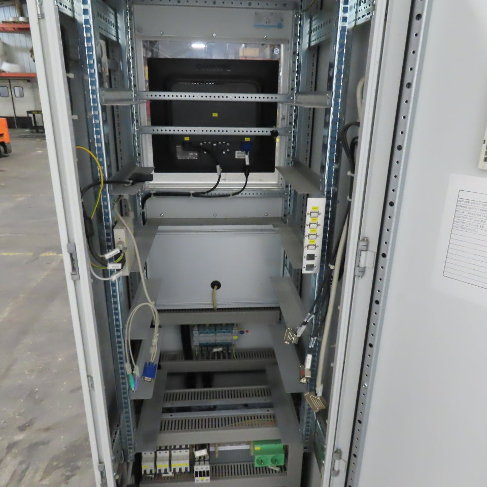 Rittal 72" x 22" x 23" Free Standing Double Sided Operator Control Computer Rack