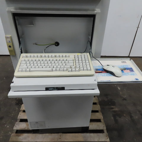 Rittal 72" x 22" x 23" Free Standing Double Sided Operator Control Computer Rack