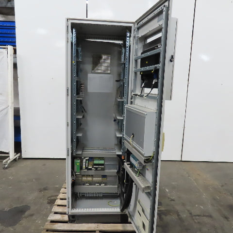 Rittal 72" x 22" x 23" Free Standing Double Sided Operator Control Computer Rack