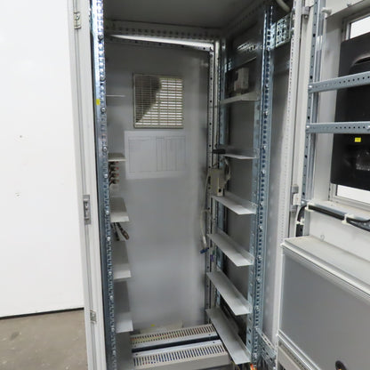 Rittal 72" x 22" x 23" Free Standing Double Sided Operator Control Computer Rack
