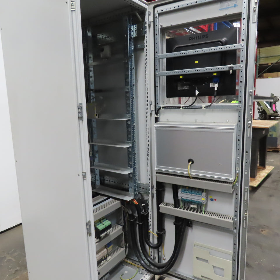 Rittal 72" x 22" x 23" Free Standing Double Sided Operator Control Computer Rack