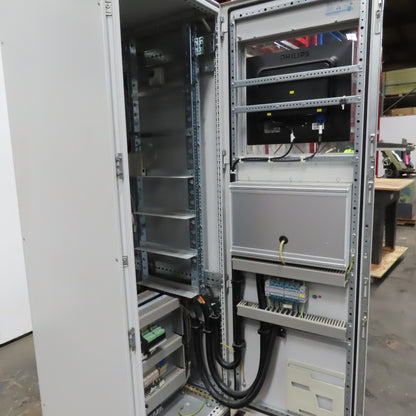 Rittal 72" x 22" x 23" Free Standing Double Sided Operator Control Computer Rack