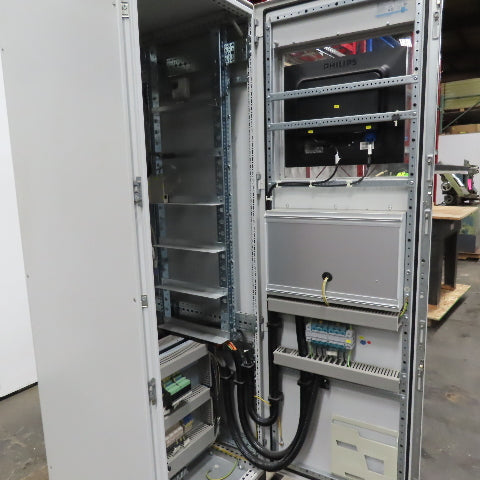 Rittal 72" x 22" x 23" Free Standing Double Sided Operator Control Computer Rack