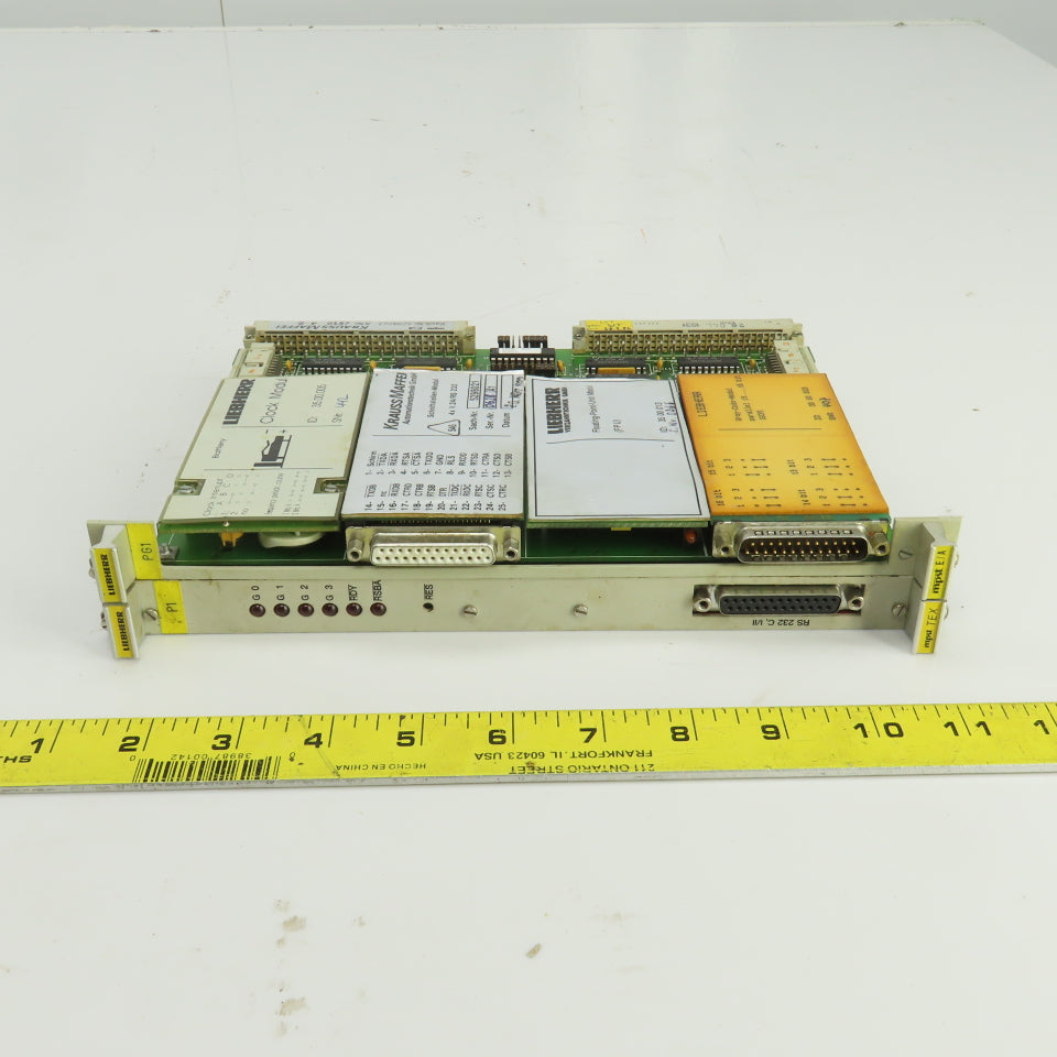 Liebherr 814A1000-05 PLC Board W/35.00.005/35.00.013/35.00.003
