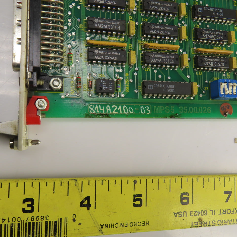 Liebherr 814A2100-03 MPS5 35.00.026 PLC Board