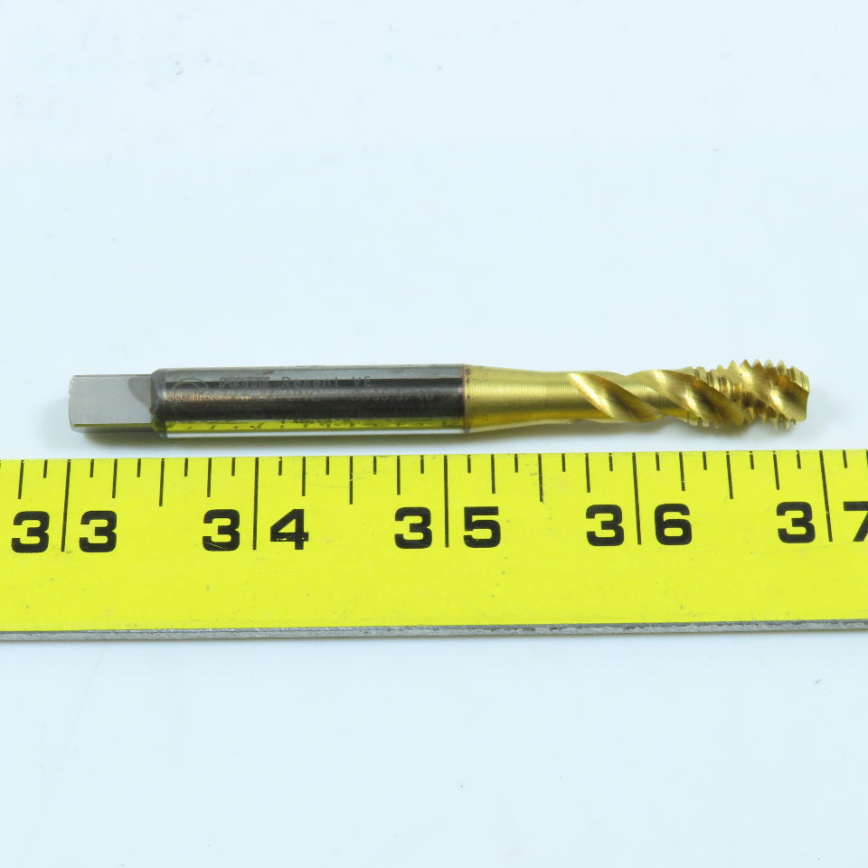 LMT-Fette 1401038 3/8"-16 Spiral Bottoming Tap 3 Flute Rasant V TiN Coated
