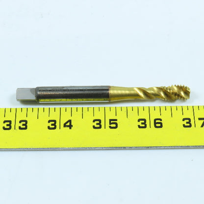LMT-Fette 1401038 3/8"-16 Spiral Bottoming Tap 3 Flute Rasant V TiN Coated