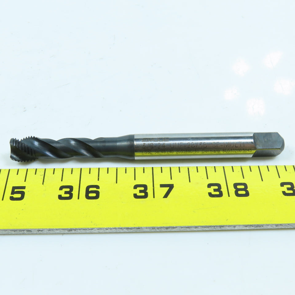 Emuge BU5332005045 3/8"-24 Spiral Bottoming Tap 3 Flute MultiTAP 2B/3B Lot of 3