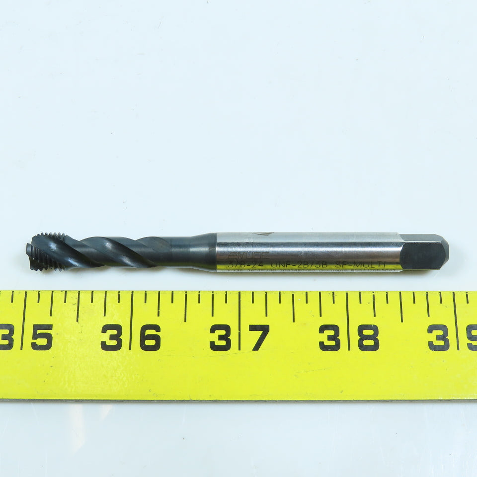 Emuge BU5332005045 3/8"-24 Spiral Bottoming Tap 3 Flute MultiTAP 2B/3B Lot of 3