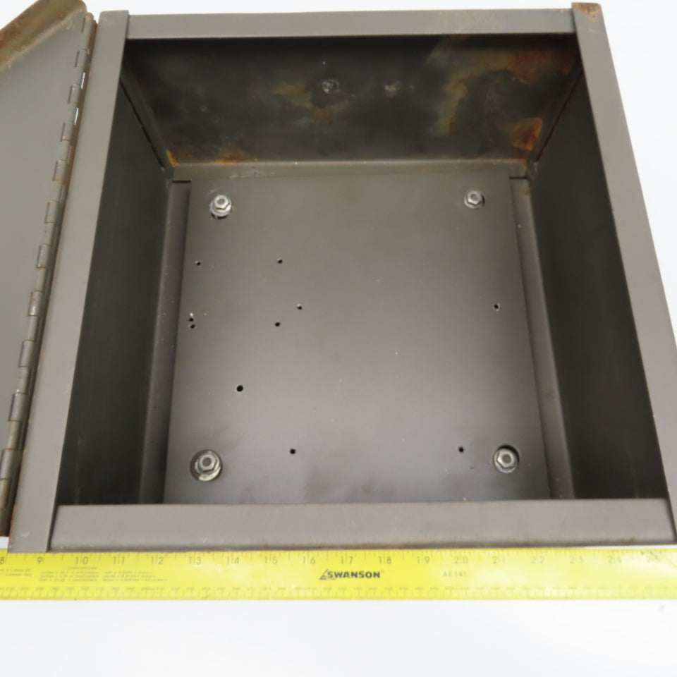 12" x 12" x 6" Steel Electrical Enclosure Box W/ Back Plate