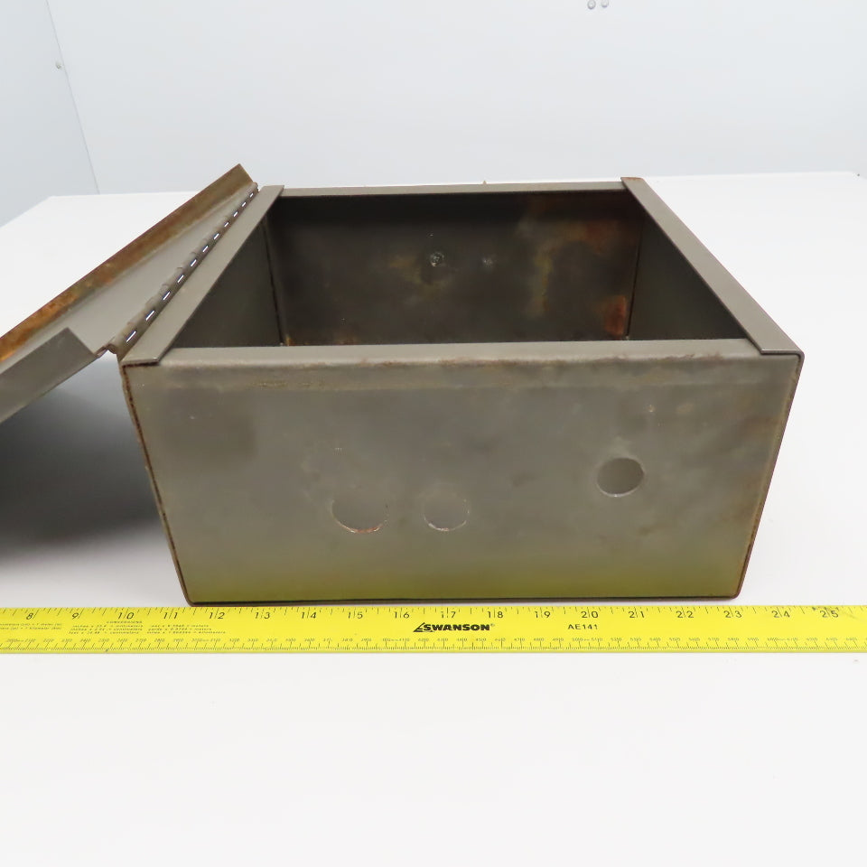 12" x 12" x 6" Steel Electrical Enclosure Box W/ Back Plate