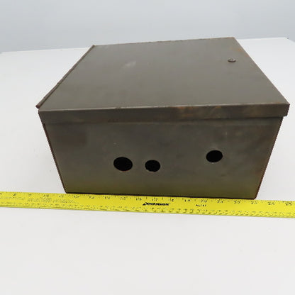 12" x 12" x 6" Steel Electrical Enclosure Box W/ Back Plate