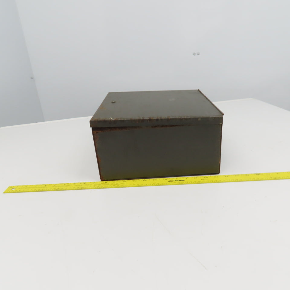12" x 12" x 6" Steel Electrical Enclosure Box W/ Back Plate