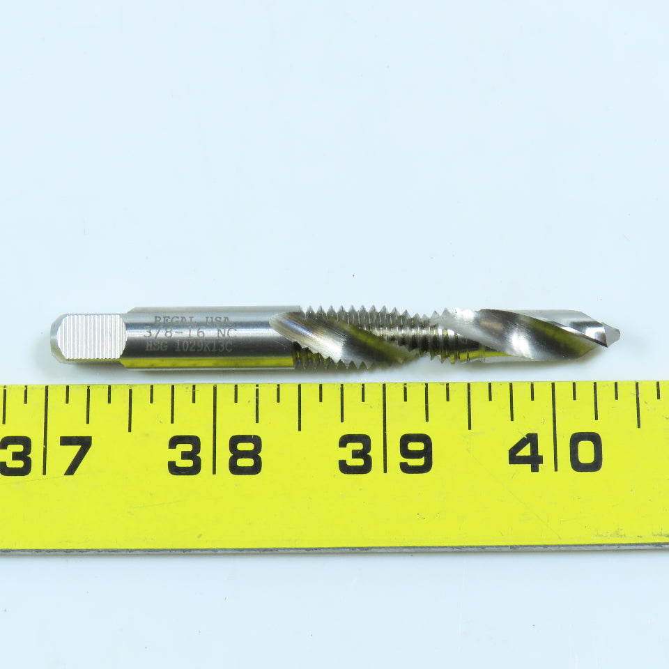 Regal Cutting Tools 007532AS 3/8"-16 Drill'N'Tap 2 Flute