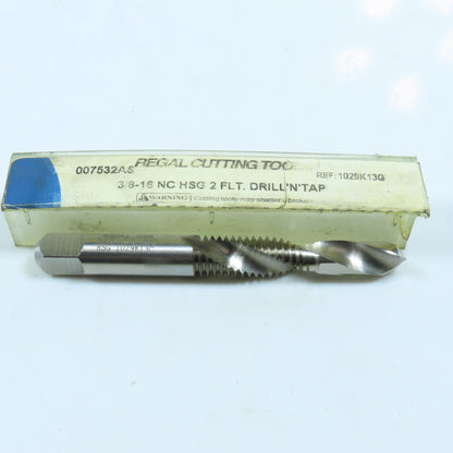 Regal Cutting Tools 007532AS 3/8"-16 Drill'N'Tap 2 Flute