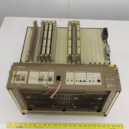 Siemens 6ES5135-3KA41 6ES5955-3NA11 Power Supply Unit W/Output Modules
