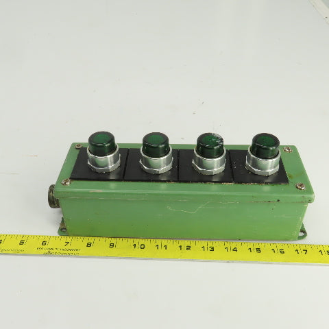 Matrix Church Hill Type 6900 CNC Grinder Manual Operator Panel W/4 Push Buttons