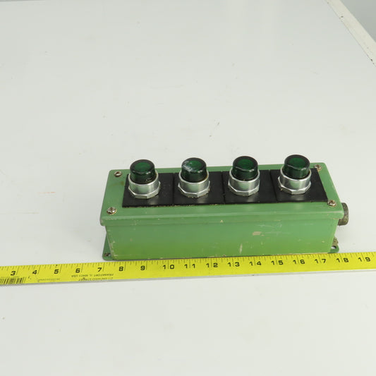 Matrix Church Hill Type 6900 CNC Grinder Manual Operator Panel W/4 Push Buttons