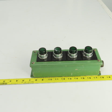 Matrix Church Hill Type 6900 CNC Grinder Manual Operator Panel W/4 Push Buttons