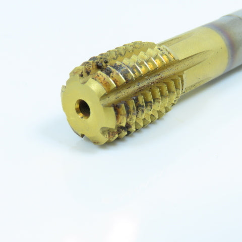 Emuge CW10F0005015 5/8"-11 Thread Forming Roll Tap 6 Groove TiN Coolant Fed