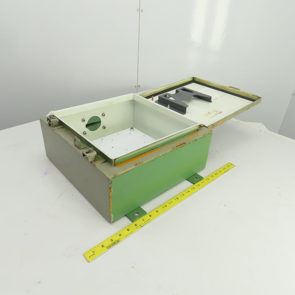 Hoffman A161606LP 16" x 16" x 6" Electrical Enclosure Wall Mount W/Backplate