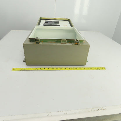 Hoffman A161606LP 16" x 16" x 6" Electrical Enclosure Wall Mount W/Backplate