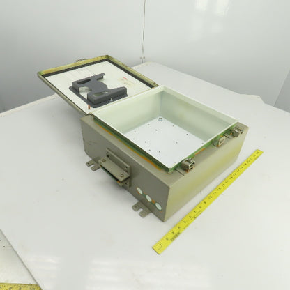 Hoffman A161606LP 16" x 16" x 6" Electrical Enclosure Wall Mount W/Backplate