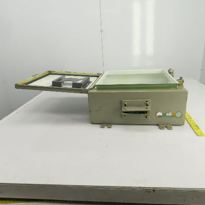 Hoffman A161606LP 16" x 16" x 6" Electrical Enclosure Wall Mount W/Backplate