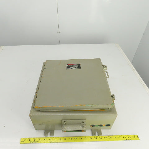 Hoffman A161606LP 16" x 16" x 6" Electrical Enclosure Wall Mount W/Backplate