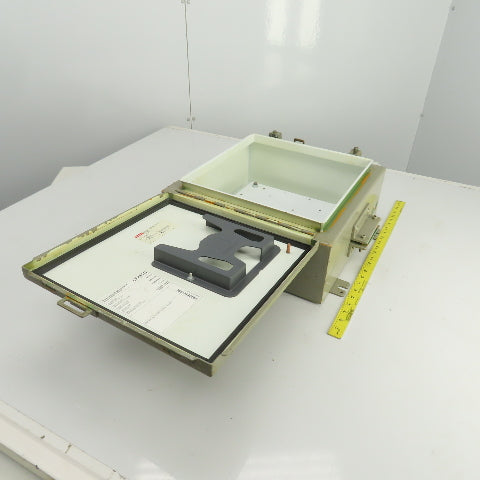 Hoffman A161606LP 16" x 16" x 6" Electrical Enclosure Wall Mount W/Backplate