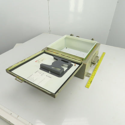 Hoffman A161606LP 16" x 16" x 6" Electrical Enclosure Wall Mount W/Backplate
