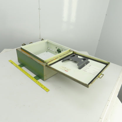 Hoffman A161606LP 16" x 16" x 6" Electrical Enclosure Wall Mount W/Backplate