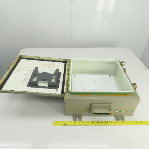 Hoffman A161606LP 16" x 16" x 6" Electrical Enclosure Wall Mount W/Backplate