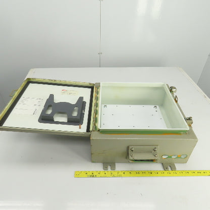 Hoffman A161606LP 16" x 16" x 6" Electrical Enclosure Wall Mount W/Backplate