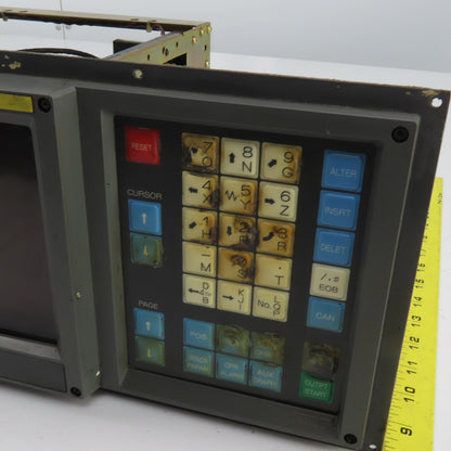 Fanuc A02B-0864-C101 OME-A-2 Operator Control Panel W/Toshiba E8069PDA Display