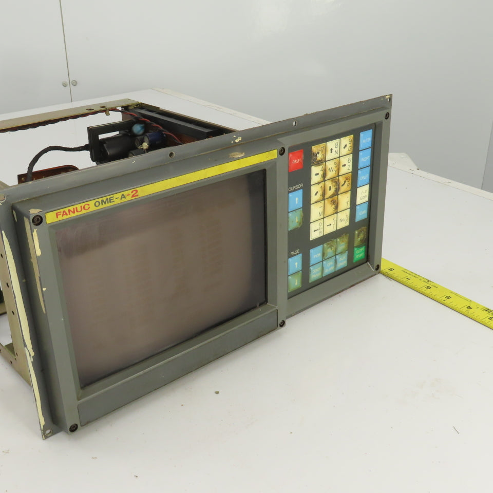 Fanuc A02B-0864-C101 OME-A-2 Operator Control Panel W/Toshiba E8069PDA Display