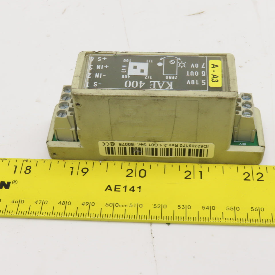 Wieland KAE 400 Strain Gauge Load Sensor Amplifier