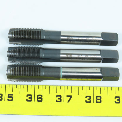 YG-1 I3665 & M9665 5/8"-18 Straight Flute Plug Tap 3F GH5 Lot of 3