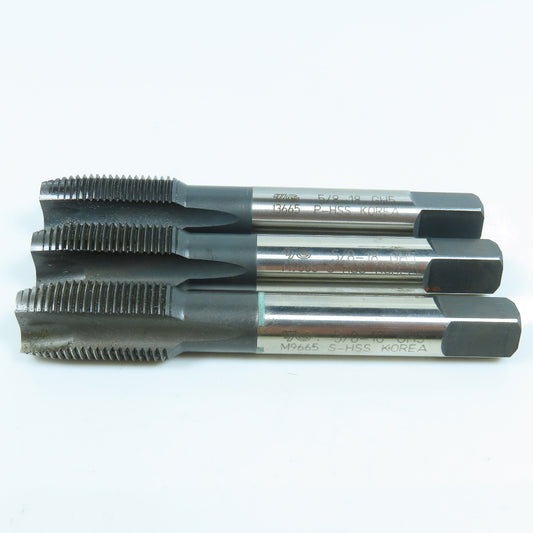 YG-1 I3665 & M9665 5/8"-18 Straight Flute Plug Tap 3F GH5 Lot of 3