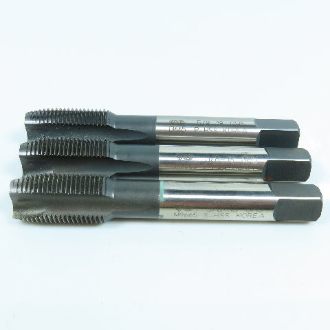 YG-1 I3665 & M9665 5/8"-18 Straight Flute Plug Tap 3F GH5 Lot of 3