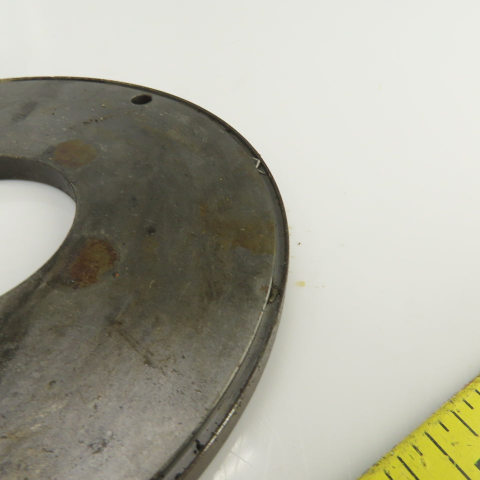 5-3/4" OD Steel Washer 5/16" Thick 2" Center Hole 1/4" Bolt Holes