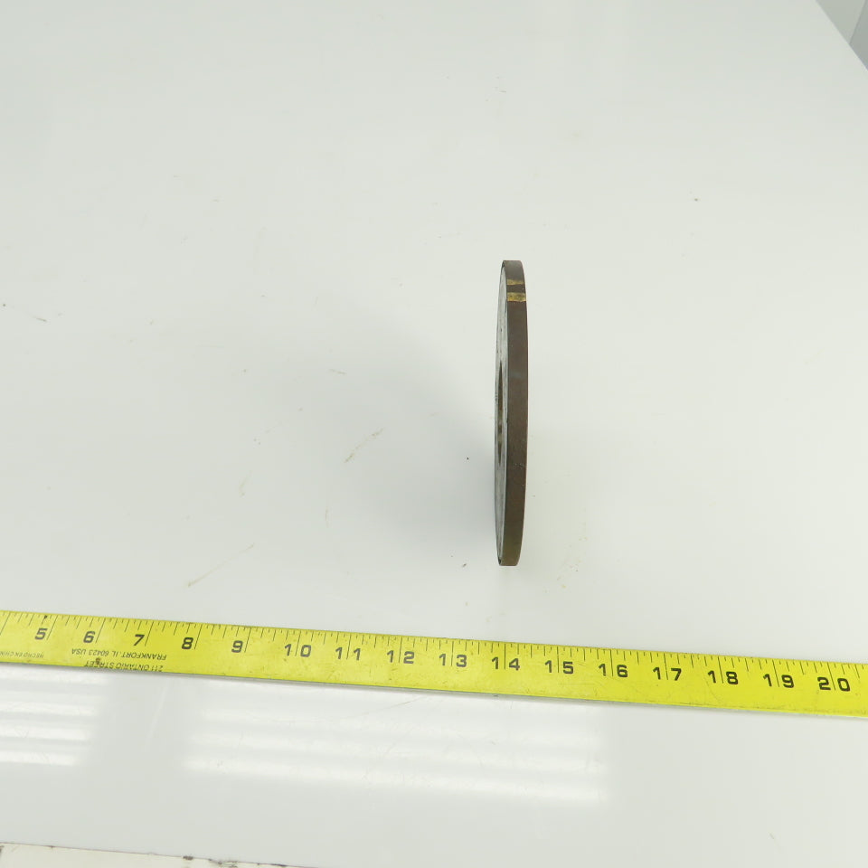 5-3/4" OD Steel Washer 5/16" Thick 2" Center Hole 1/4" Bolt Holes