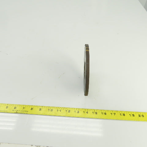 5-3/4" OD Steel Washer 5/16" Thick 2" Center Hole 1/4" Bolt Holes
