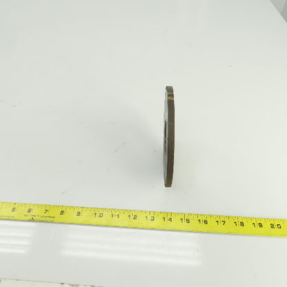 5-3/4" OD Steel Washer 5/16" Thick 2" Center Hole 1/4" Bolt Holes