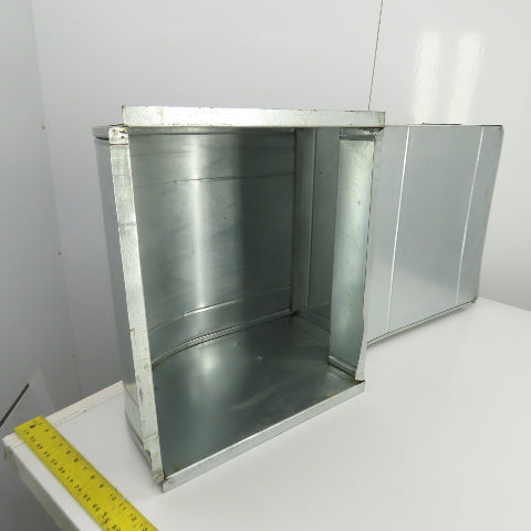 Orland DL #702 20" x 10" 24 Gauge Galvanized Air Duct 42" OAL W/90° Elbow 41"OAL