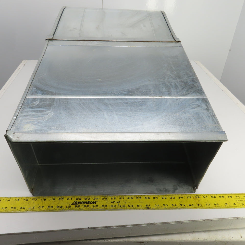 Orland DL #702 20" x 10" 24 Gauge Galvanized Air Duct 42" OAL W/90° Elbow 41"OAL