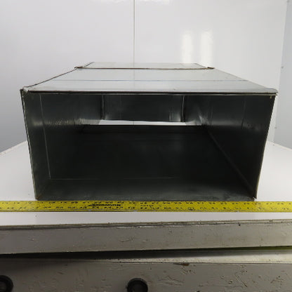Orland DL #702 20" x 10" 24 Gauge Galvanized Air Duct 42" OAL W/90° Elbow 41"OAL