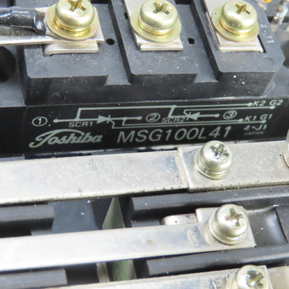 Tobisha 160L2G41 MSG100L41 Transistor Module W/15-3/4" x 7-5/8" Heat Sink Assy
