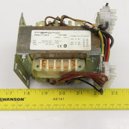 Trafomic 240/240/120V Pri 120-115/110-105VSec. Transformer PE 100VA